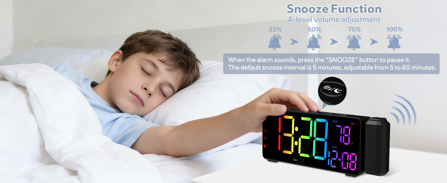 alarm clocks for bedrooms