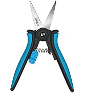 CYRUS 6" Pruning Snips - Precision Micro-Tip Garden Shears for Flower Cutting, Bonsai Trimming, a...