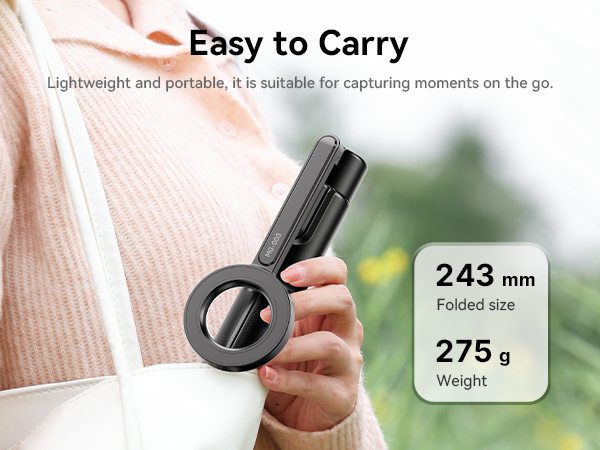 ULANZI 54'' Magnetic Selfie Stick Tripod Pro, All-in-One Phone Tripod w Magnetic Phone Holder 