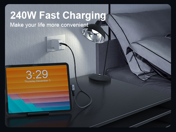 240w usb c thunderbolt 4 cable 