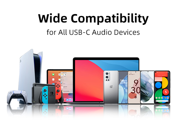 usb c headphones wired 