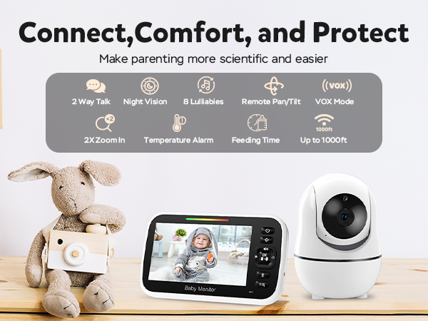 baby monitor, baby monitor with camera and audio,video baby monitor