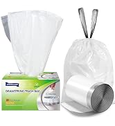 4 Gallon Small Trash Bags Drawstring 80 Count Small Garbage Bags For Bathroom Trash Can Lin...