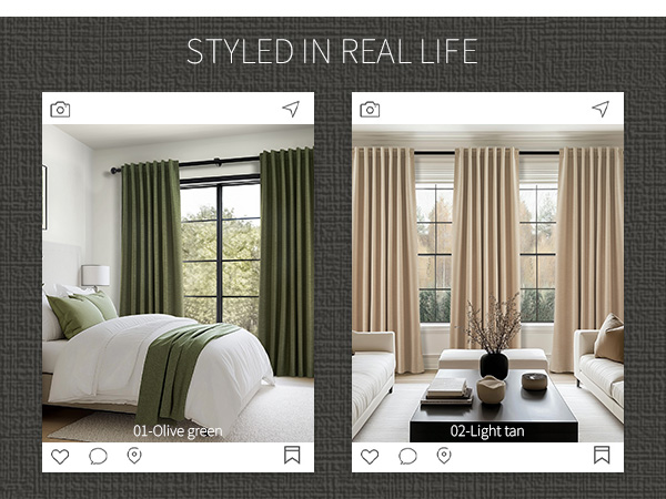 Linen Blackout Curtains