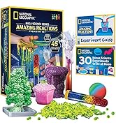 NATIONAL GEOGRAPHIC Amazing Chemistry Set - Mega Chemistry Kit with Over 15 Science Experiments, ...