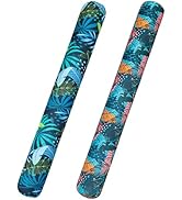 FindUWill Inflatable Swim Pool Noodles, 2 Pack Soft Fabric Covered Large Swim Noodles, Premium Bu...