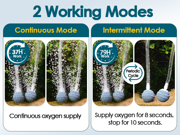 battery powered air pump aquarium