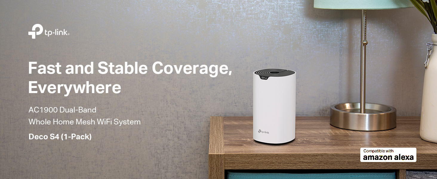 Mesh WiFi Network Router AC1200 - Deco S4(1-Pack)