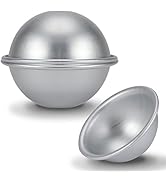 Fydun Ball Cake Pan Dome Cake Pan Aluminum Chiffon Cake Pan Sphere Cake Pan Hemisphere Cake DIY B...