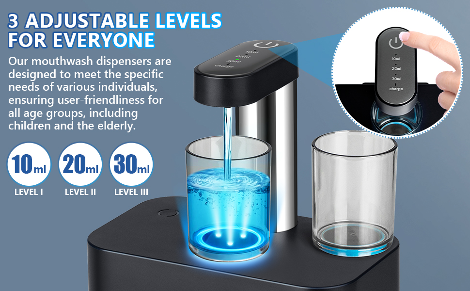 Mouthwash Dispenser for Bathroom