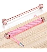ZIYOU LANG Custom Coiled Cable Winder Rod Metal Bar Management with Multifunctional Use for DIY C...