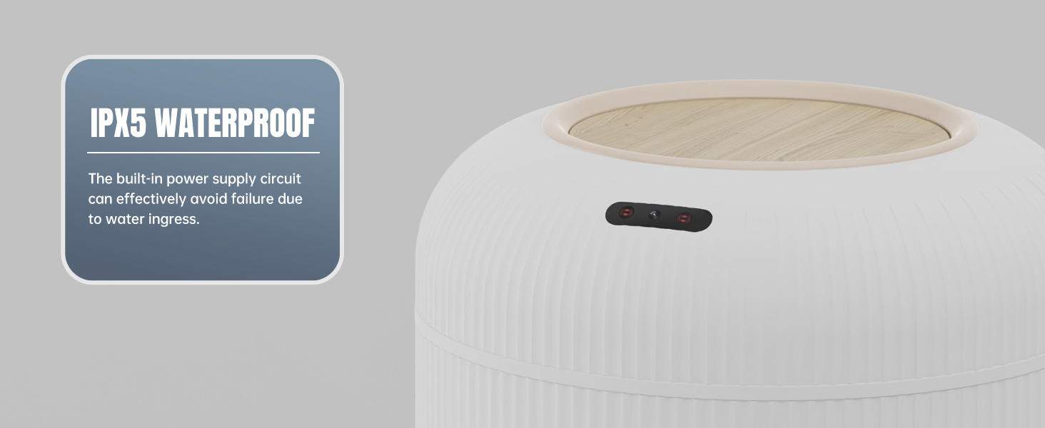 automatic trash can bathroom