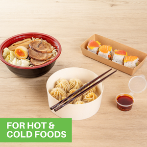 These long bamboo chopsticks easily maneuver in deeper bowls.