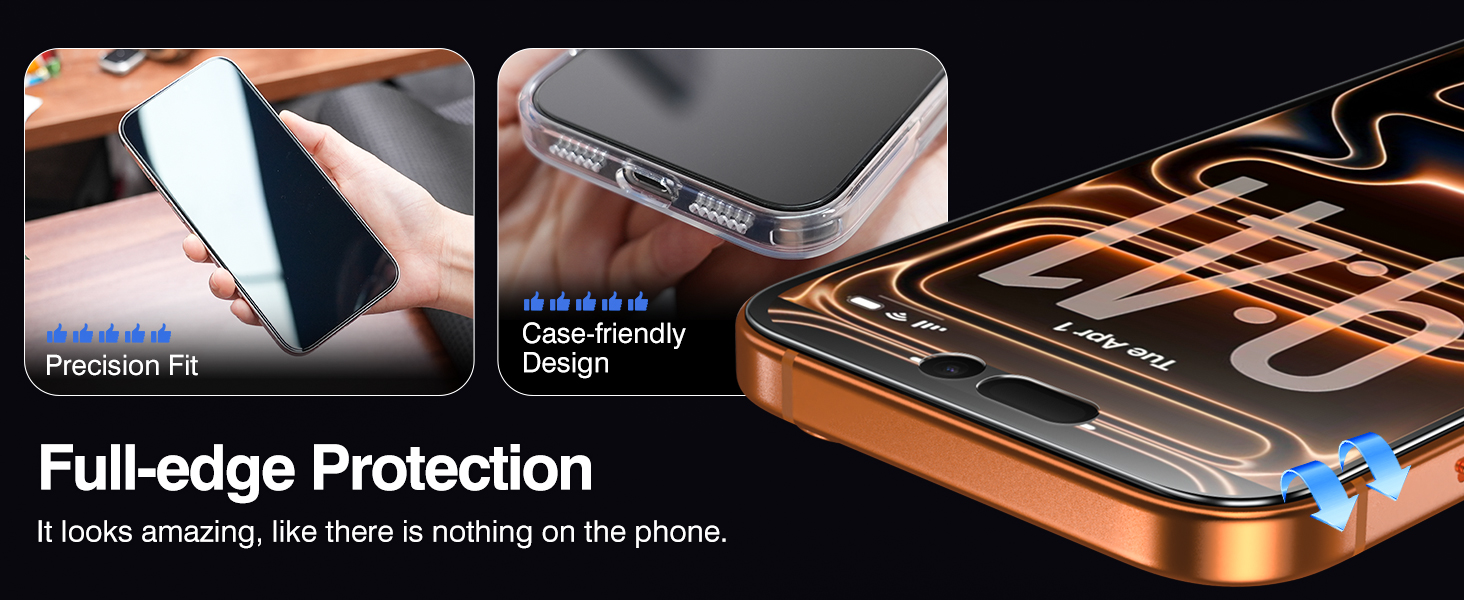 iphone 17 pro max privacy screen protector