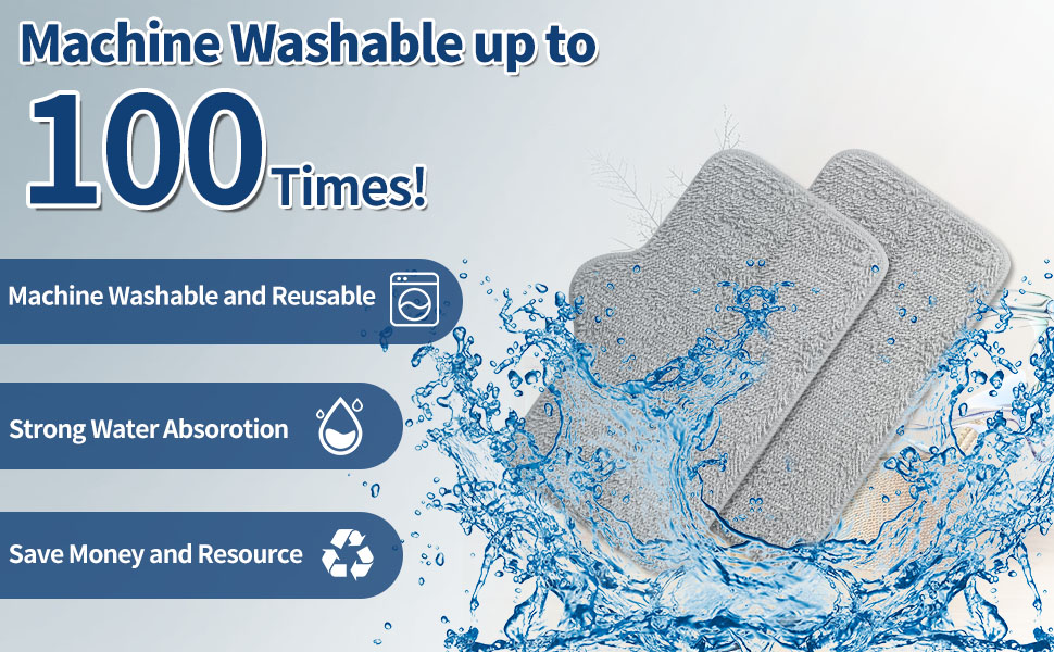 ScrubWiz steam mop pads