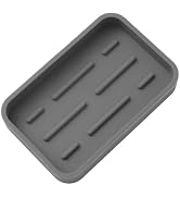 MicoYang Silicone Kitchen Sink Organizer Tray for Multiple Usage,Easy Clean Sponges Holder for Ki...