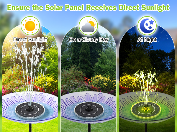 solar fountain