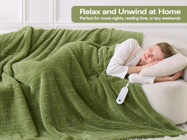 Heated Throw Electric Blanket