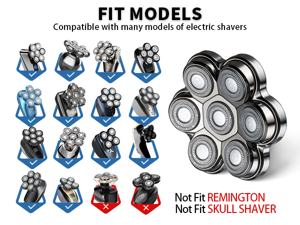 Electric Shaver Replacement Head