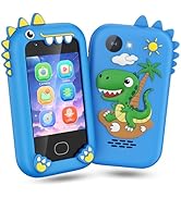 Gocina Kids Smart Phone Toys, Touchscreen Dual Camera Cell Phone for Kids, Birthday Gifts Dinosau...