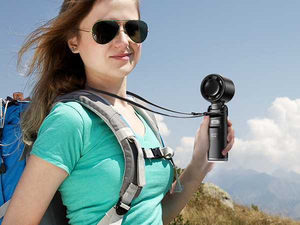 powerful high speed hiking fan for camping and outdoor climbing