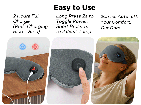 heated eye mask