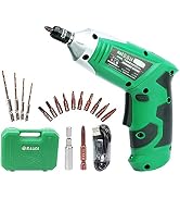 LAOA 3.6V Portable Electric Screwdriver, Electric Drill With Chargeable Battery, Cordless Drill, ...
