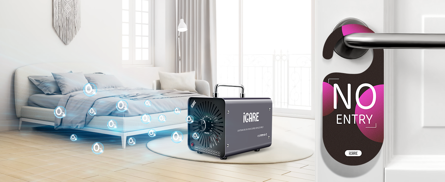 Ozone Generator Use In UNOCCUPIED SPACES ONLY