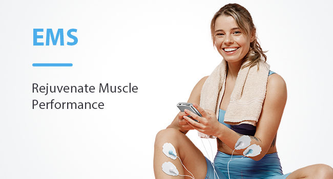 Stimulates stationary muscles to prevent atrophy