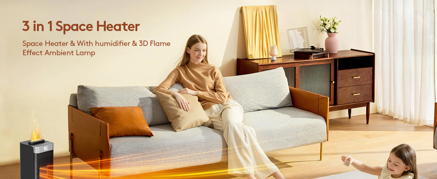 Space heaters for indoor use