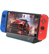 Switch Dock for Switch/Switch OLED,Switch Portable Charging Stand with Ethernet Port,Station TV 4...
