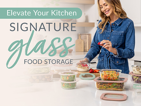 bentgo, bentgo signature glass food storage, elevate your kitchen, bentgo plastic free glass storage