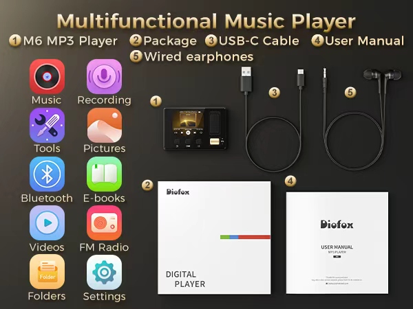 mp3 player with camera for kids