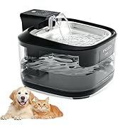 PGID Cordless Cat Water Fountain, 5000mah Battery Operated Pet Water Fountain, 108oz/3.2L Automat...