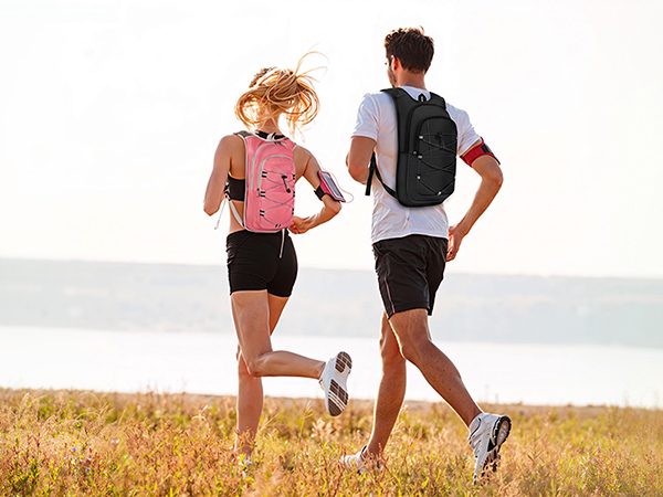 Enjoy bounce-free comfort with the ultra-light MIYCOO running backpack.
