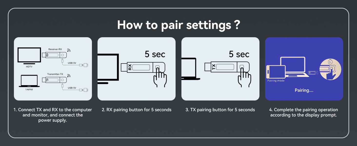 wireless hdmi transmitter and receiver 4k wireless hdmi extender