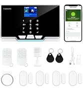 TUGARD Alarm Security with Phone APP Alert,1.8"TFT Colorful Screen Smart Home Security System 12P...