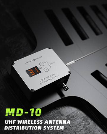 MD-10 UHF Wireless Antenna Distribution System