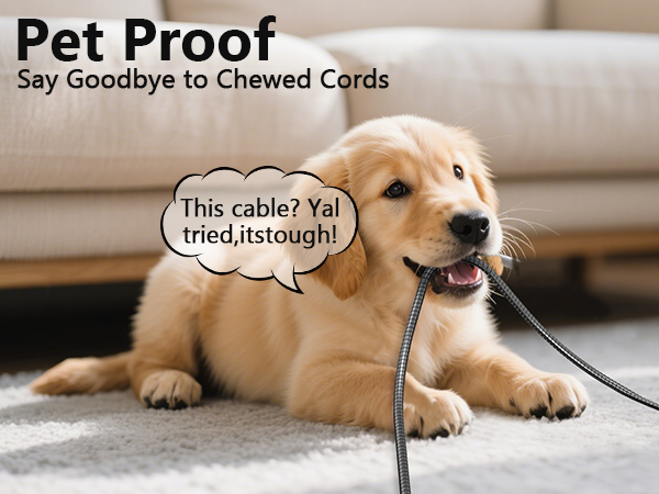 charger cord type c chew proof