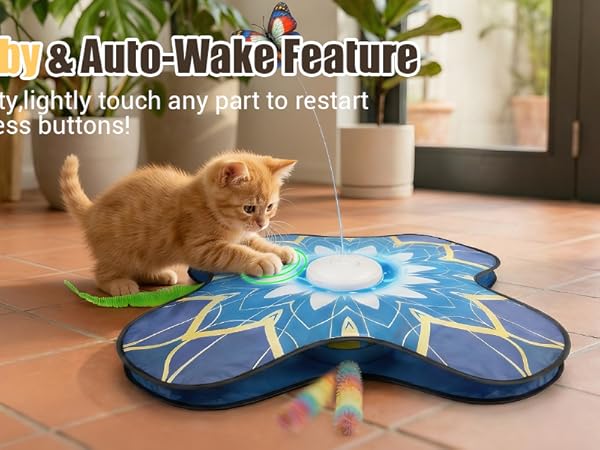 Touch Activated Automatic Electronic Cat Toy