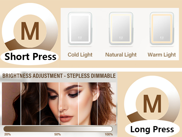 vanity mirror tabletop