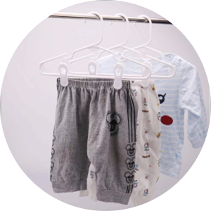 plastic hanger clip for baby