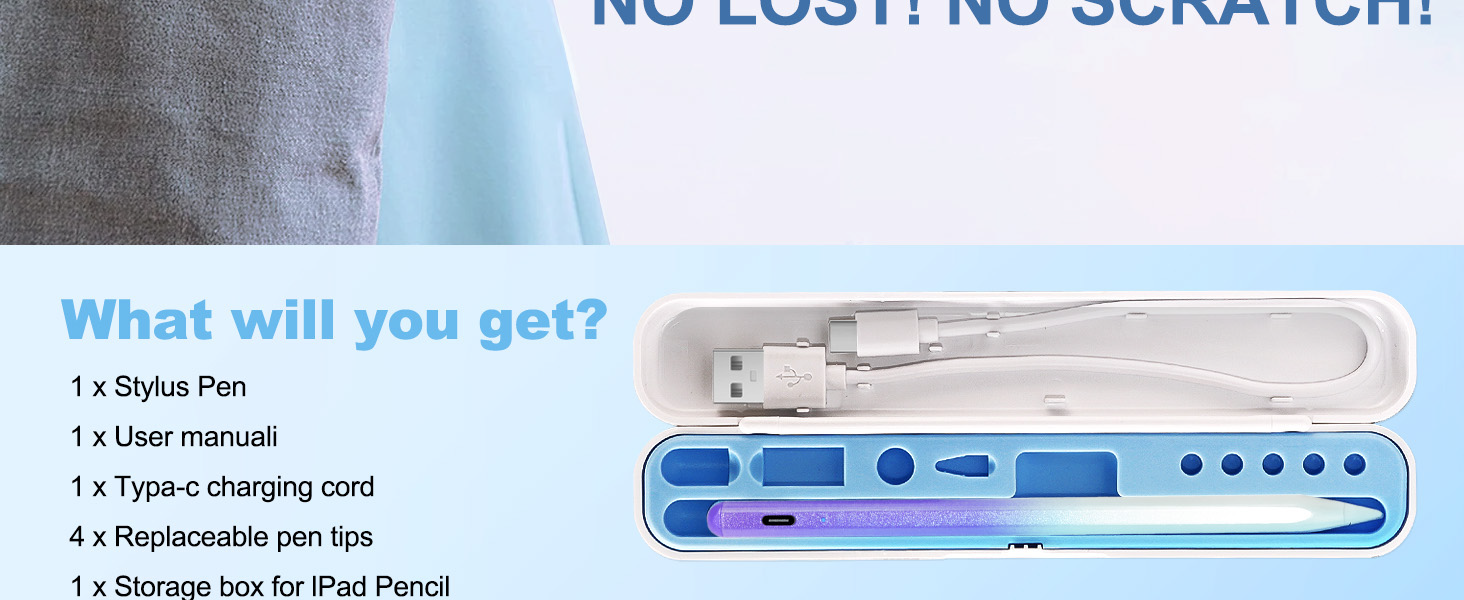 Purple stylus pen for ipads