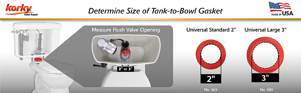 Unverisal Toilet Tank to Bowl Gasket