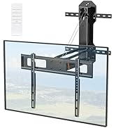 WHYFONE Motorized TV Mount with Remote for 32 to 85 inch Screen up to 88 lbs, Electric TV Mount D...