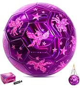 INPODAK Soccer Ball Cartoon Balls for Kids with Pump, Mesh Bag and Gift Box for Birthdays, Christ...