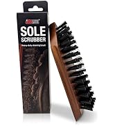 JobSite Sole Scrubber - Heavy Duty Boot Cleaner Brush with Stiff Bristles &amp; Pointed Tip - Scrubbe...