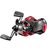 BR Baitcasting Fishing Reel Lightweight Aluminum Spool Fishing Reel 17.6Lbs Max Drag Magnetic Bra...