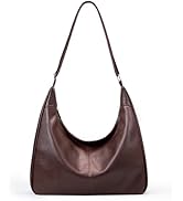 WLLWOO Vegan Leather Slouchy Hobo Bag Women Casual Soft Tote Handbag Vintage Crossbody Adjustable...