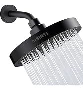 AISINYI High Pressure Rainfall Shower Head, 6 Inches Luxury Modern Showerhead with Perfect Adjust...